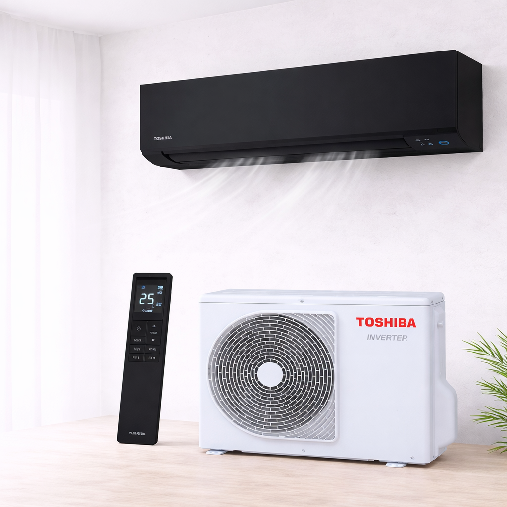 Toshiba Shorai Edge Black & White 7,0 kW černá
